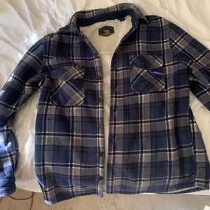 Button up Sherpa flannel